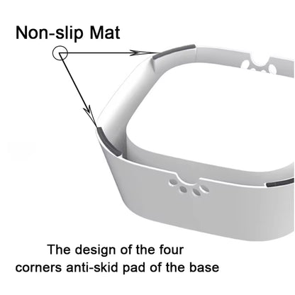 Dog Drinking Water Bowl Floating Non-Wetting Mouth Pet Bowl without Spill Drinking Water Dispenser Plastic Anti-Over Dog Bowl