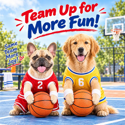 2025 New Dog Halloween Costumes, Dog Basketball Costume with Ball, Halloween Costumes with Basketball, Costume for Small Medium Large Dogs (1*Yellow, Small)