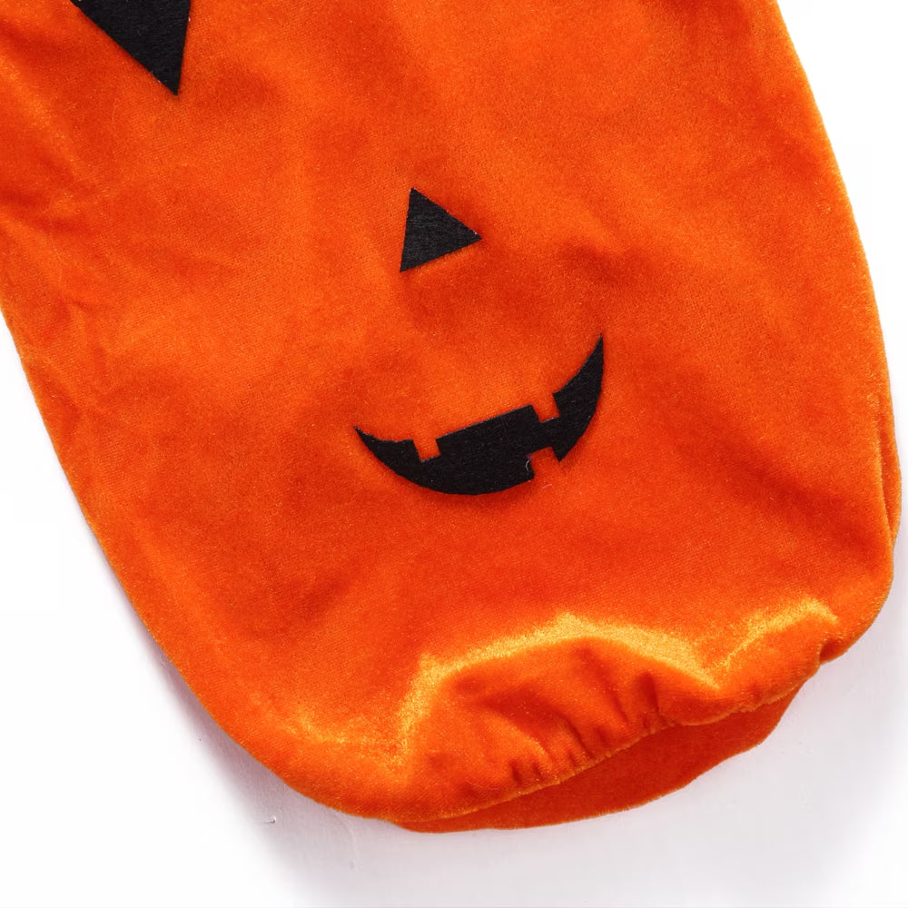 Halloween Pumpkin Dog Costumes Clothes, Cute Dog and Cat Halloween Cosplay Clothes, Fit for Small Doggy and Kitten-S